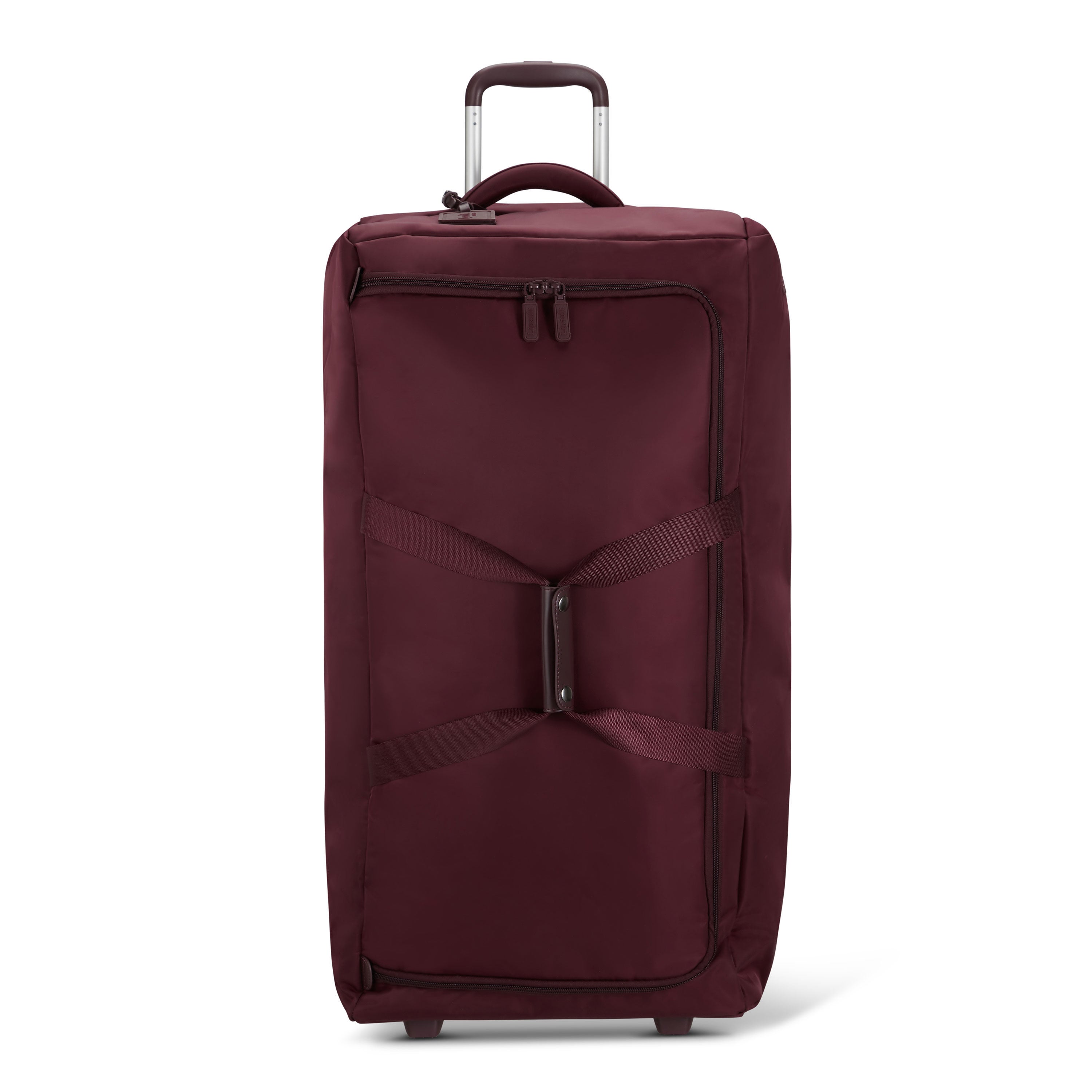 Lipault Foldable Plume Wheeled Duffel, Bordeaux, Front Image image number 0